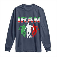 Supporting Iran Soccer Fan Long Sleeve Shirt Proud Persian Heritage Gift