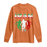 Supporting Iran Soccer Fan Long Sleeve Shirt Proud Persian Heritage Gift