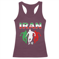 Supporting Iran Soccer Fan Racerback Tank Top Proud Persian Heritage Gift