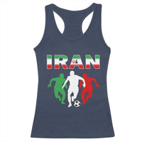Supporting Iran Soccer Fan Racerback Tank Top Proud Persian Heritage Gift