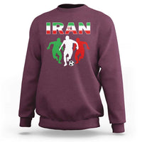 Supporting Iran Soccer Fan Sweatshirt Proud Persian Heritage Gift