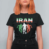 Supporting Iran Soccer Fan T Shirt For Women Proud Persian Heritage Gift