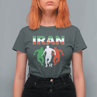 Supporting Iran Soccer Fan T Shirt For Women Proud Persian Heritage Gift