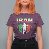 Supporting Iran Soccer Fan T Shirt For Women Proud Persian Heritage Gift