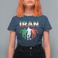 Supporting Iran Soccer Fan T Shirt For Women Proud Persian Heritage Gift