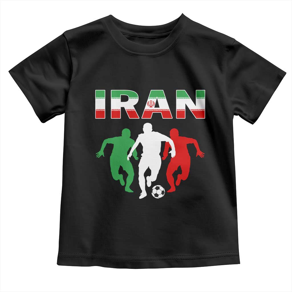 Supporting Iran Soccer Fan Toddler T Shirt Proud Persian Heritage Gift