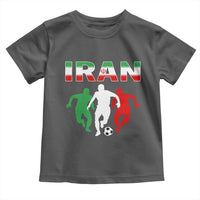 Supporting Iran Soccer Fan Toddler T Shirt Proud Persian Heritage Gift