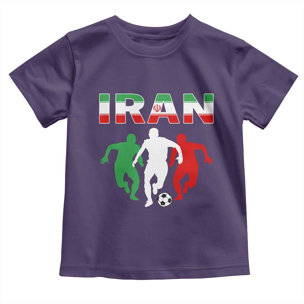 Supporting Iran Soccer Fan Toddler T Shirt Proud Persian Heritage Gift