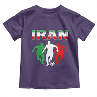 Supporting Iran Soccer Fan Toddler T Shirt Proud Persian Heritage Gift