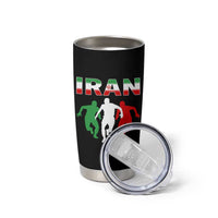 Supporting Iran Soccer Fan Tumbler Cup Proud Persian Heritage Gift