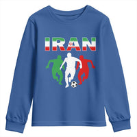Supporting Iran Soccer Fan Youth Sweatshirt Proud Persian Heritage Gift