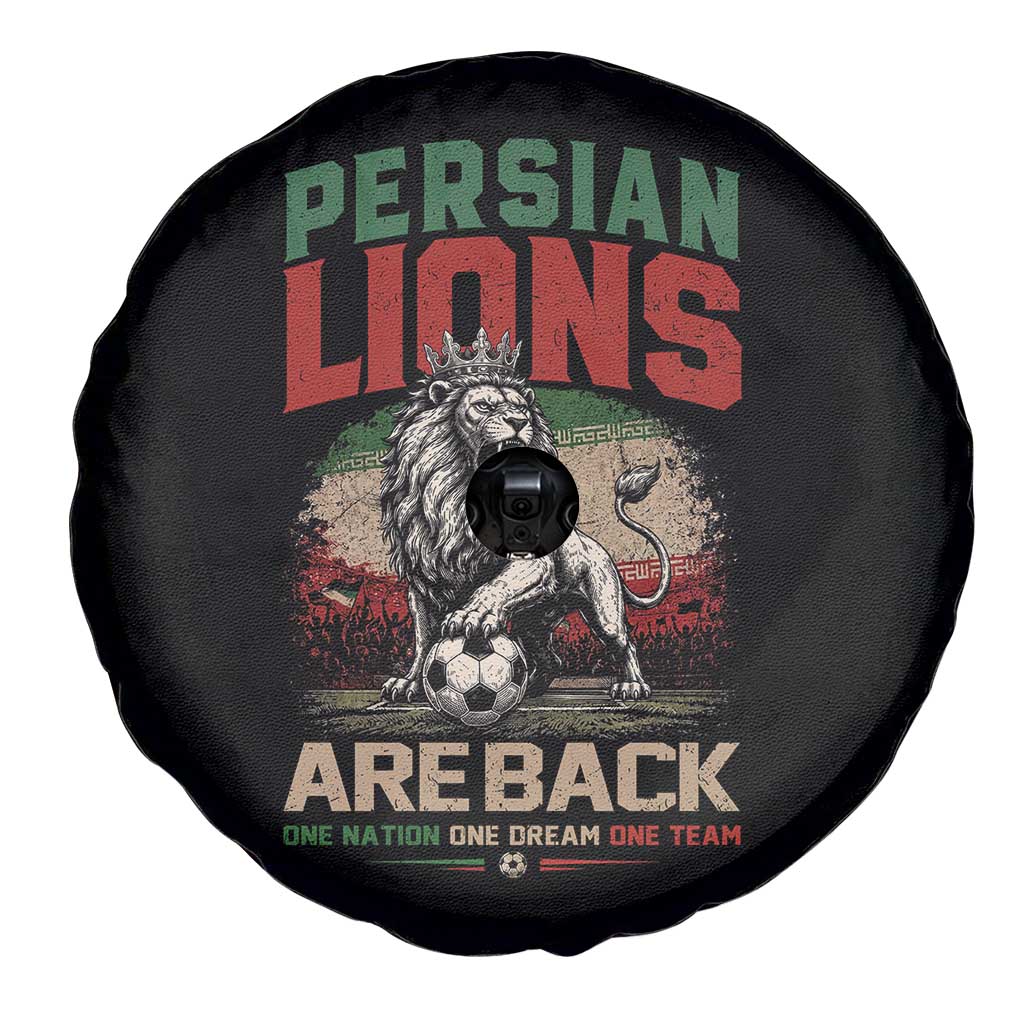 Proud Iran Soccer Fan Gift Spare Tire Cover Persian Lions Are Back