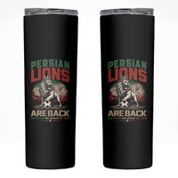 Proud Iran Soccer Fan Gift Skinny Tumbler Persian Lions Are Back