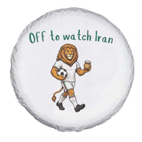 Funny Persian Lion Soccer Fan Gift Spare Tire Cover Off To Watch Iran