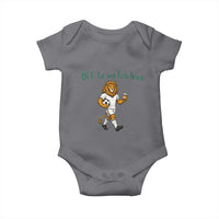 Funny Persian Lion Soccer Fan Gift Baby Onesie Off To Watch Iran