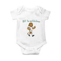 Funny Persian Lion Soccer Fan Gift Baby Onesie Off To Watch Iran
