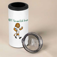 Funny Persian Lion Soccer Fan Gift 4 in 1 Can Cooler Tumbler Off To Watch Iran