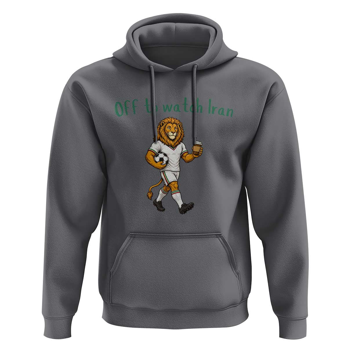 Funny Persian Lion Soccer Fan Gift Hoodie Off To Watch Iran