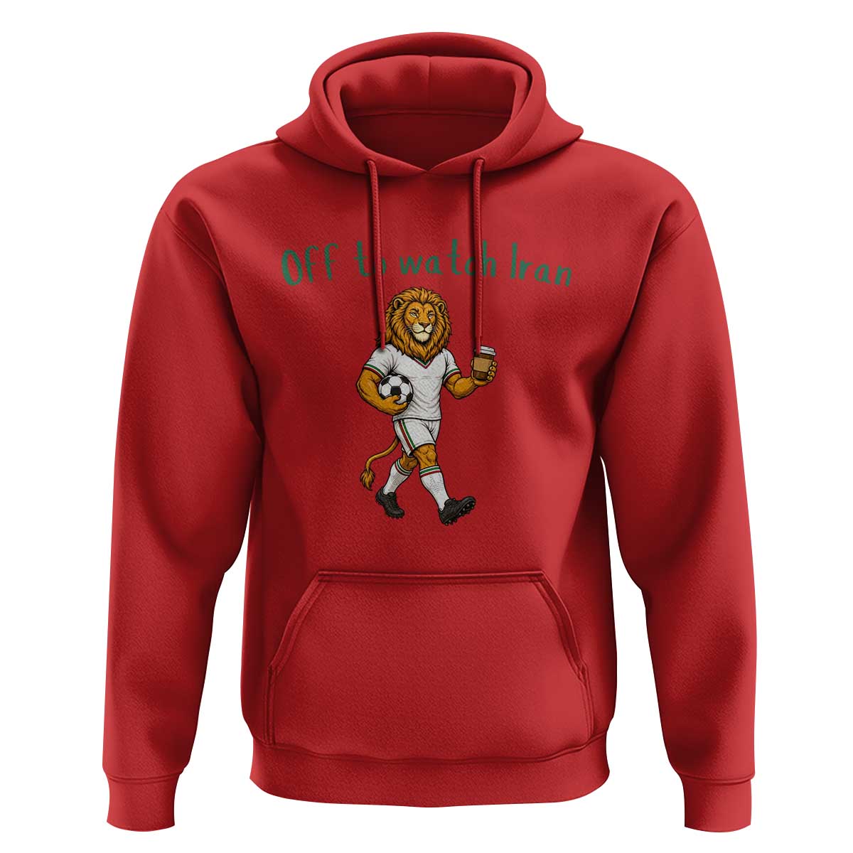 Funny Persian Lion Soccer Fan Gift Hoodie Off To Watch Iran