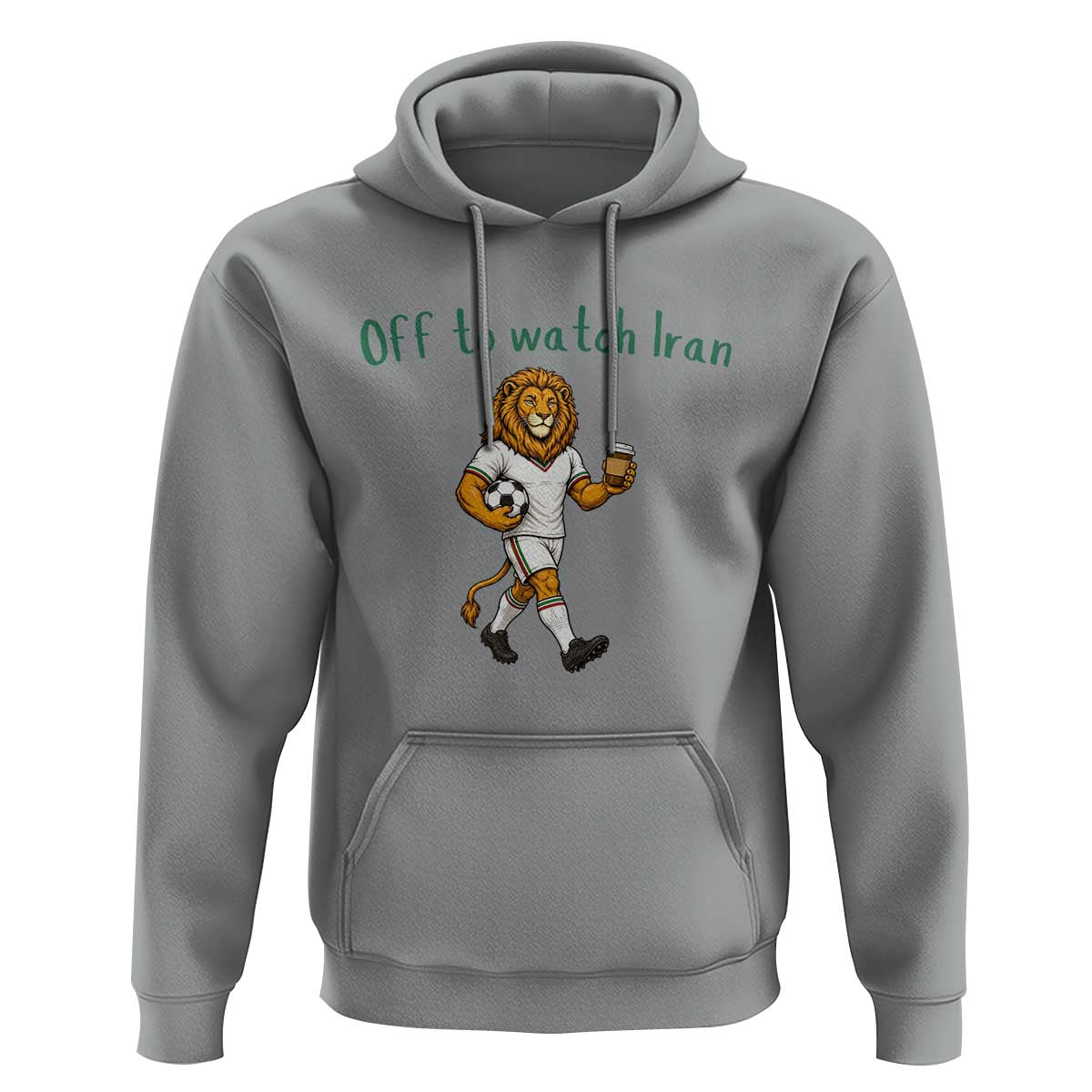 Funny Persian Lion Soccer Fan Gift Hoodie Off To Watch Iran