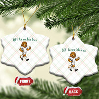 Funny Persian Lion Soccer Fan Gift Ceramic Ornament Off To Watch Iran