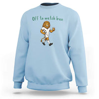 Funny Persian Lion Soccer Fan Gift Sweatshirt Off To Watch Iran