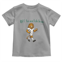 Funny Persian Lion Soccer Fan Gift Toddler T Shirt Off To Watch Iran