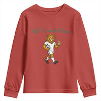 Funny Persian Lion Soccer Fan Gift Youth Sweatshirt Off To Watch Iran