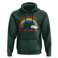 Take A Look It Is In A Book Hoodie Cute Rainbow Book Educational Quote - Wonder Print Shop