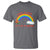 Take A Look It Is In A Book T Shirt Cute Rainbow Book Educational Quote - Wonder Print Shop