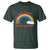 Take A Look It Is In A Book T Shirt Cute Rainbow Book Educational Quote - Wonder Print Shop