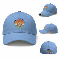 Drink Tea Read Books Be Happy Baseball Cap Book Worm Tea Cup