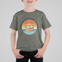 Drink Tea Read Books Be Happy T Shirt For Kid Book Worm Tea Cup - Wonder Print Shop