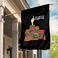 Just One More Chapter Garden Flag Funny Book Lover - Wonder Print Shop