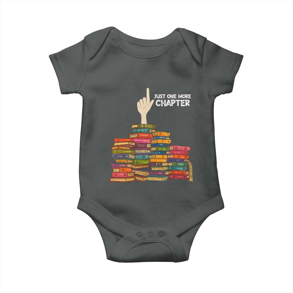 Just One More Chapter Baby Onesie Funny Book Lover - Wonder Print Shop