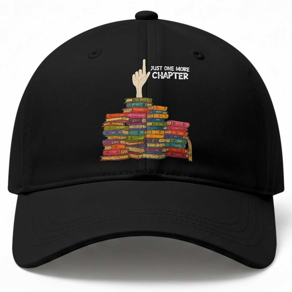 Just One More Chapter Baseball Cap Funny Book Lover