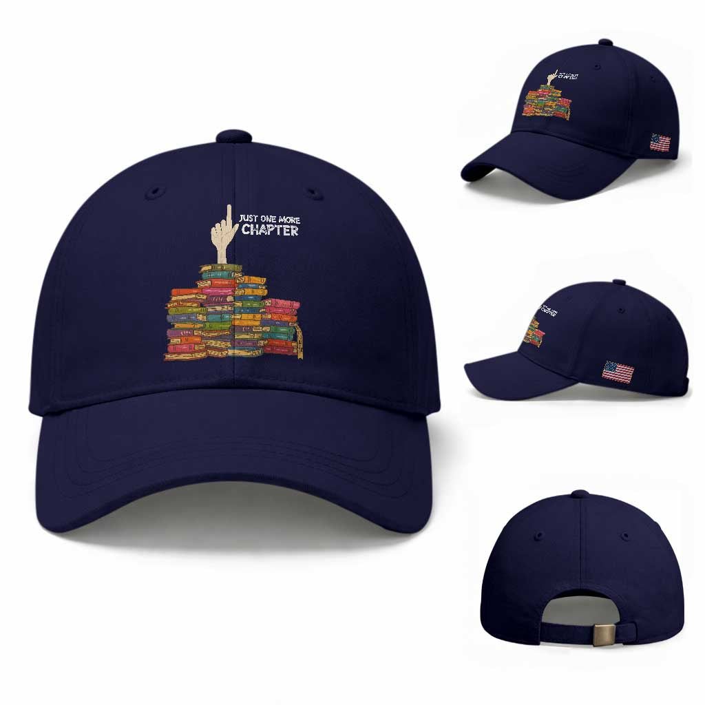 Just One More Chapter Baseball Cap Funny Book Lover