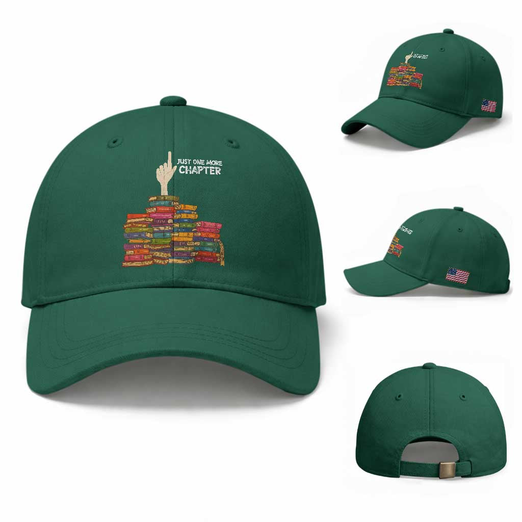 Just One More Chapter Baseball Cap Funny Book Lover