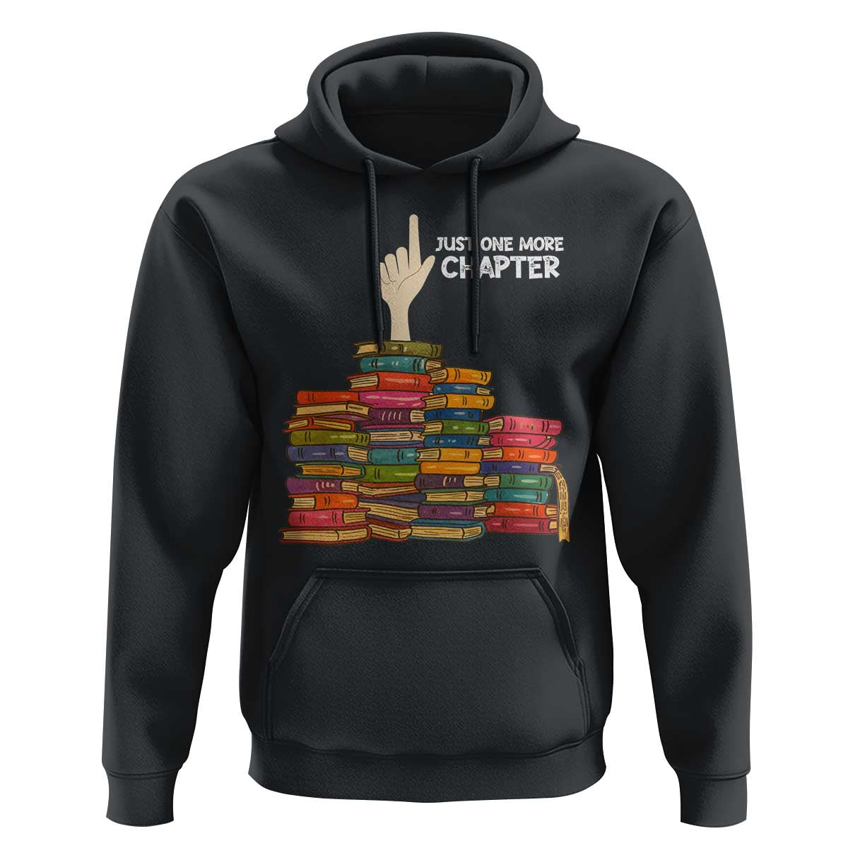 Just One More Chapter Hoodie Funny Book Lover - Wonder Print Shop