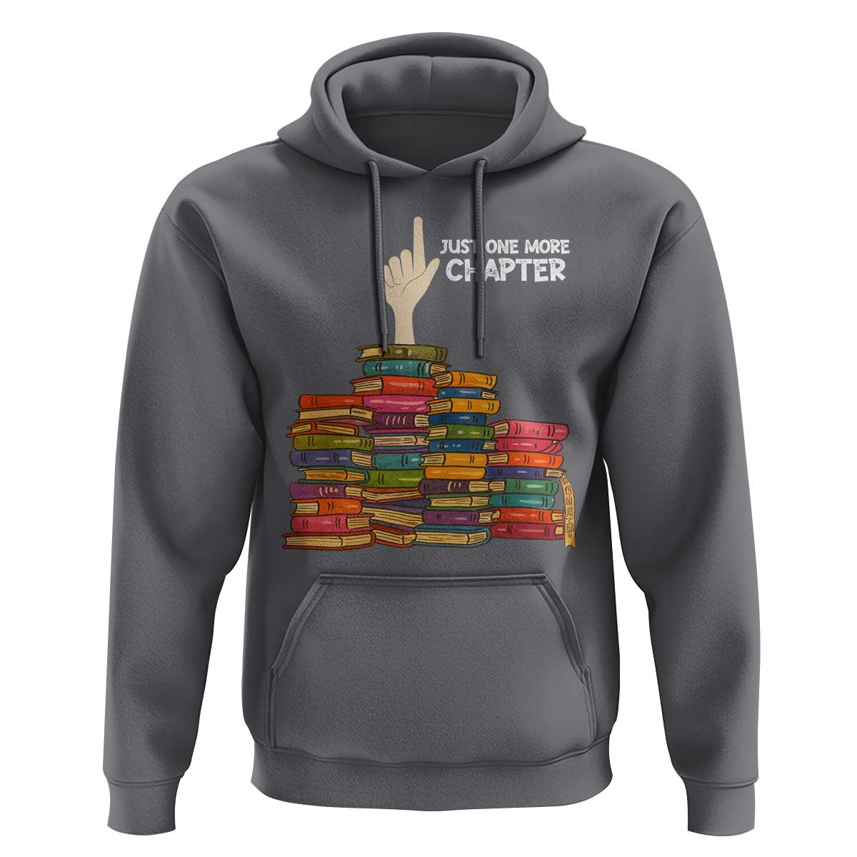 Just One More Chapter Hoodie Funny Book Lover - Wonder Print Shop