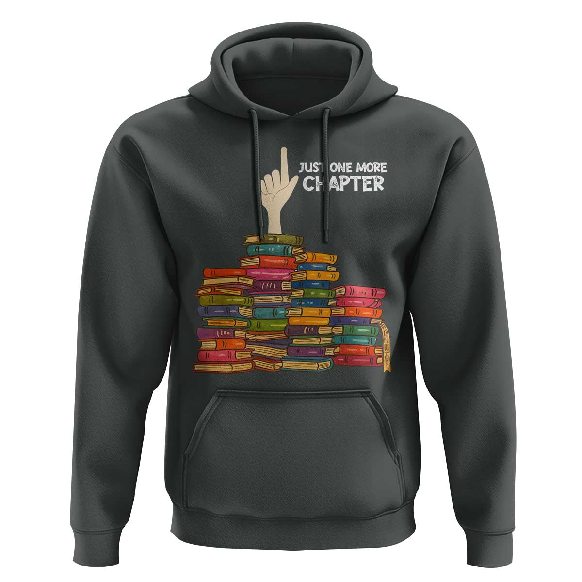 Just One More Chapter Hoodie Funny Book Lover - Wonder Print Shop