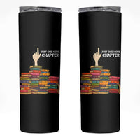 Just One More Chapter Skinny Tumbler Funny Book Lover
