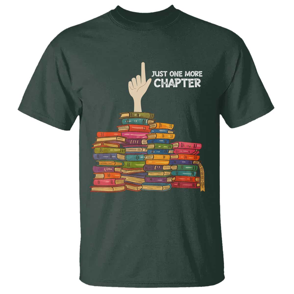 Just One More Chapter T Shirt Funny Book Lover - Wonder Print Shop