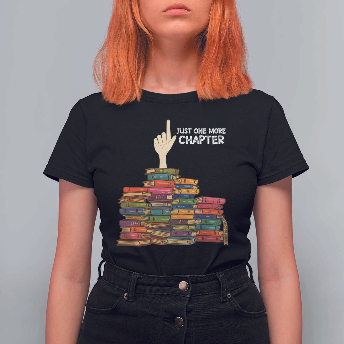 Just One More Chapter T Shirt For Women Funny Book Lover - Wonder Print Shop