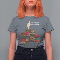 Just One More Chapter T Shirt For Women Funny Book Lover - Wonder Print Shop