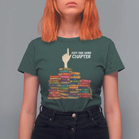 Just One More Chapter T Shirt For Women Funny Book Lover - Wonder Print Shop