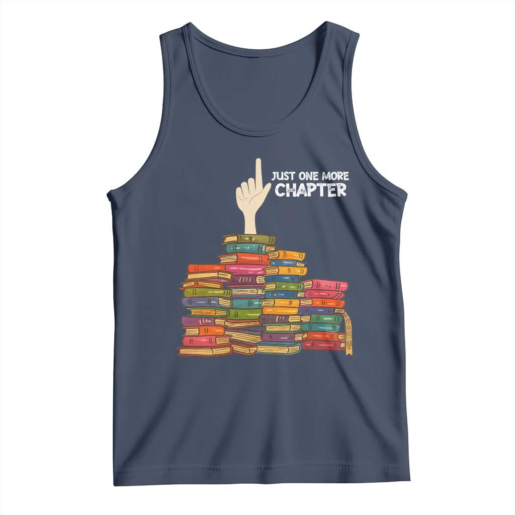 Just One More Chapter Tank Top Funny Book Lover - Wonder Print Shop