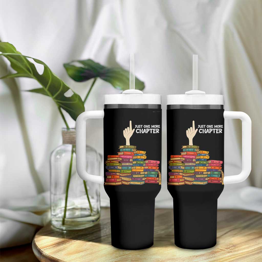 Just One More Chapter Tumbler With Handle Funny Book Lover