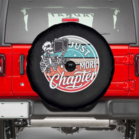 Just One More Chapter Spare Tire Cover Funny Skeleton Reading Book - Wonder Print Shop