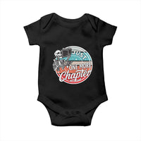 Just One More Chapter Baby Onesie Funny Skeleton Reading Book - Wonder Print Shop